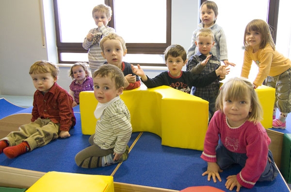 Die Kindergartenkinder der Dinogruppe