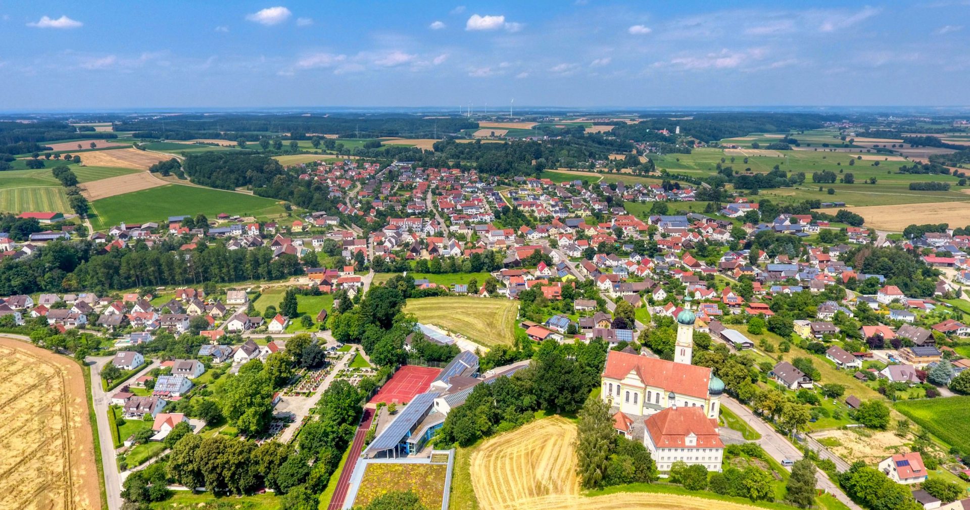 Luftbild Biberbach Foto: Sascha Oberman
